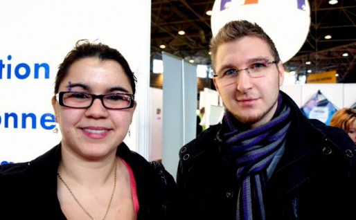 Tifanny et Cyril au Mondial des Métiers de Lyon. crédits photo Camille Romano/Rue89Lyon