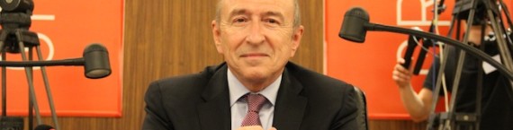 Gérard Collomb réélu à la tête du Grand Lyon qui deviendra en janvier 2015 Métropole. Crédit : Pierre Maier/Rue89Lyon.