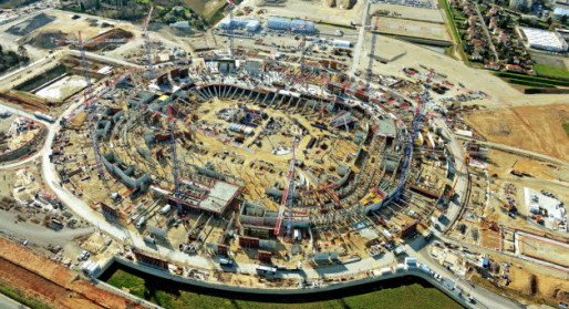 Le chantier du Grand Stade © Richard Mouillaud