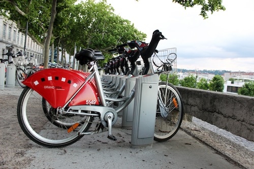 Le Grand Lyon espère instaurer l'électrification des Vélo'V. Crédit photo: Damien Renoulet/Rue89Lyon