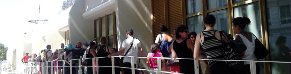 Pas de grosse foule ce matin pour la réouverture de la piscine du Rhône.