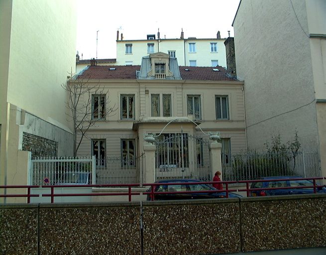 Maison Valla avant la construction de l'immeuble © Ville de Lyon