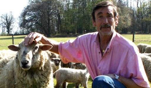 Philippe Layat, le paysan qui résiste au Grand Stade de l'OL. Crédit : DD/Rue89Lyon.