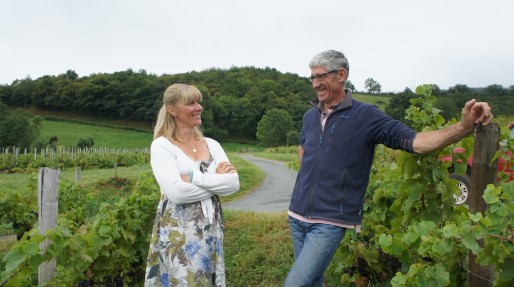 Isabelle et Bruno Perraud (Côtes de la Molière) seront présente au Salon des vins Rue89 Lyon. Crédit : DD/Rue89Lyon.