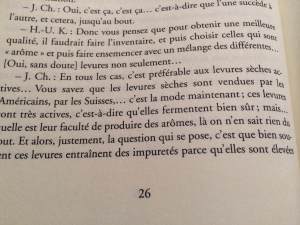 Page intérieure de « Le vin en Question » aux éditions Jean-Paul Rocher.