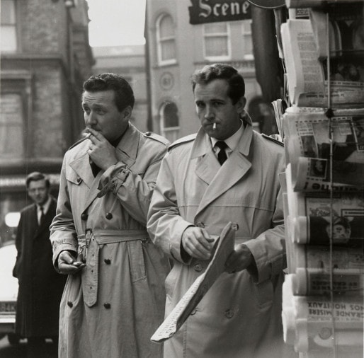 Ian Hendry et Patrick Macnee, premier duo de "Chapeau melon & bottes de cuir".