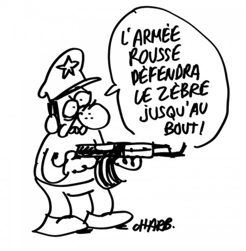 Le dessin de Charb, tué ce mercredi 7 janvier dans les locaux de Charlie Hebdo, pour la coopérative du Zèbre.