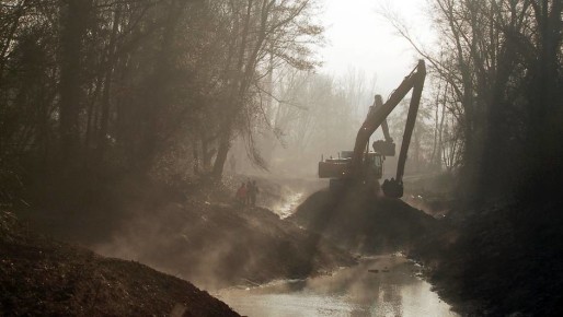 Le Rhône, la renaissance d'un fleuve, documentaire sur Arte TV. © Cocottes Minute Productions