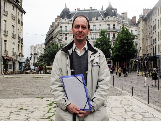 Alain Denoyelle (Réseau Citoyen), adjoint aux affaires sociales et vice-président du CCAS de Grenoble. Crédit : VG/Rue89Lyon