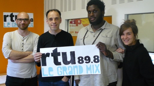 Julien Donaz (programmateur), Alfredo Da Silva (directeur), Alpha Diallo (web) et Ilona Gil (com').