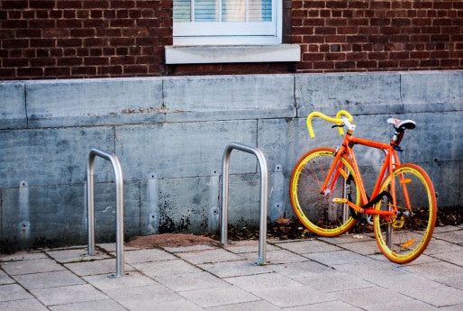 Un vélo équipé d’un antivol (Mike Kniec/Flickr/CC)