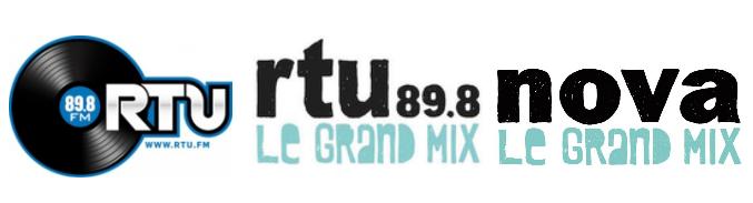Évolution du logo RTU et rapprochement avec celui de Radio Nova