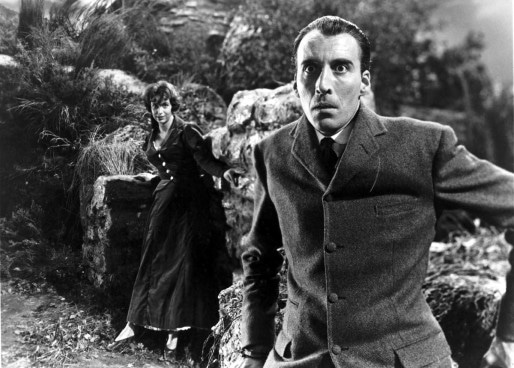 Christopher Lee dans Le chien des Baskerville (1959)