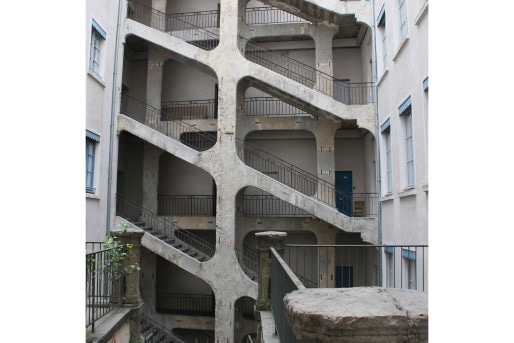 L'escalier monumental de la Cour des Voraces - Crédit Eva Thiébaud