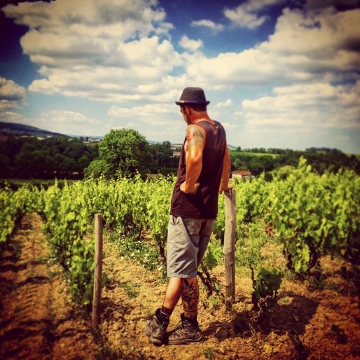 Sylvère Trichard, vigneron à Blacé. Crédit : BP.