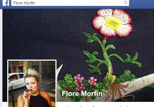 Capture d'écran de la page Facebook de Flore Morfin, aka DJ Flore.