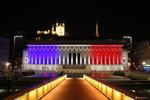 Le palais de justice de Lyon, via le FB de Gérard Collomb.