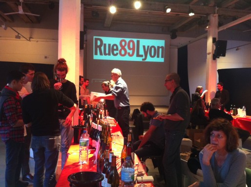 Au salon des vins Rue89Lyon, "Sous les pavés la vigne !", 2è édition.