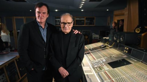 Quentin Tarantino et Ennio Morricone.