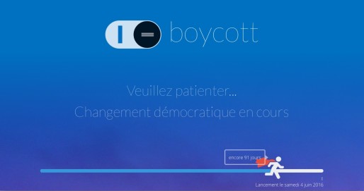 La plateforme I-Boycott sera lancée en juin 2016 . Capture d'écran iboycott.org
