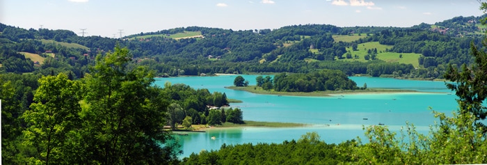 Le lac d'aiguebelette. CC