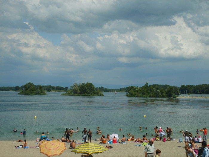 Le lac de Miribel-jonage. CC