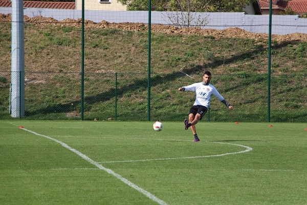 Si sa prolongation de contrat a été l'un des feuilletons de l'été lyonnais,, Rachid Ghezzal ressemble de plus en plus à un remplaçant décisif. © LM/Rue89Lyon