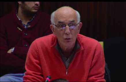 Guy Tuscher, lors de son intervention au conseil municipal du 19 décembre 2016. Crédit : Ville de Grenoble.