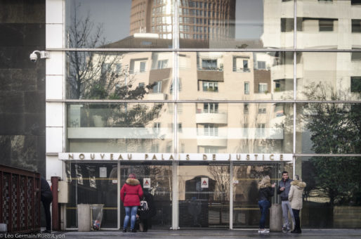 Nouveau palais de justice. Férvier 2017. Lyon ©Léo Germain/Rue89Lyon