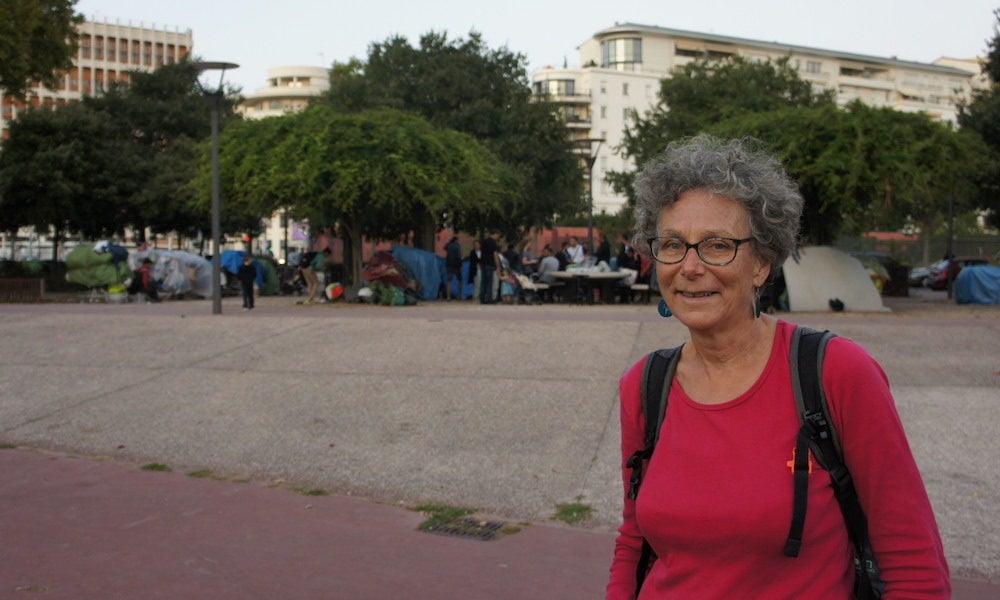 Agnès, militante communiste et membre du collectif Agir Migrants en soutien aux migrants du 3ème arrondissement de Lyon. ©LB/Rue89Lyon