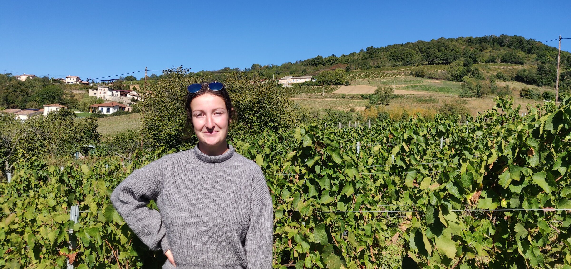 Anaïs Pertuise, vigneronne du Beaujolais