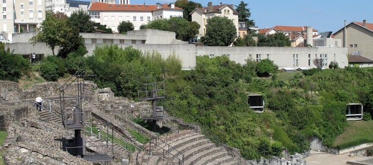 Le musée gallo-romain, un escargot enfoui aux flancs de Fourvière