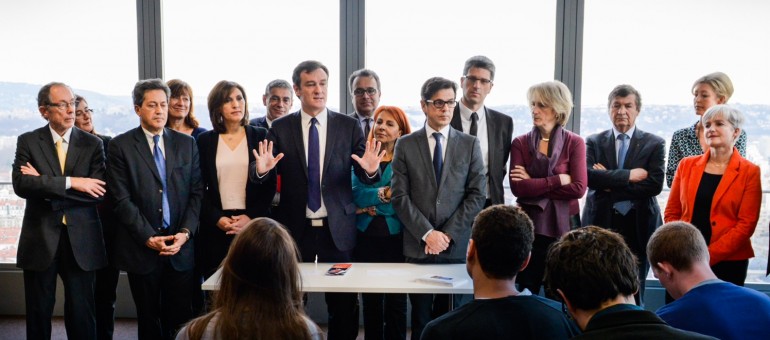 En campagne sans Gérard Collomb, l’UMP Michel Havard promeut sa dream team