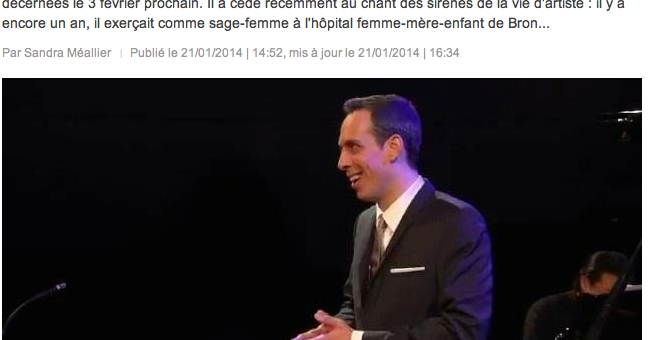 Mathieu Gardon : baryton… et sage-femme