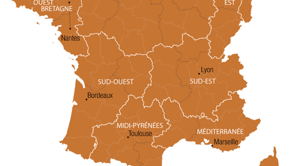 Voici ce à quoi pourrait ressembler une France de 10 régions