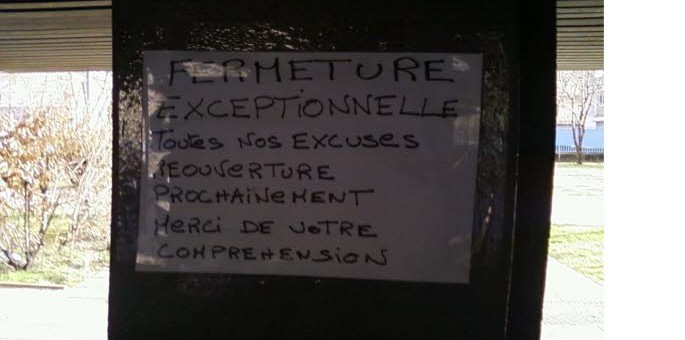 A Grenoble, des dealers annoncent « la fermeture exceptionnelle » de leur point de vente par une affichette