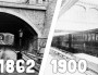 Métro à Lyon, en 1862 et métro à Paris, en 1900. Par CityCrunch.
