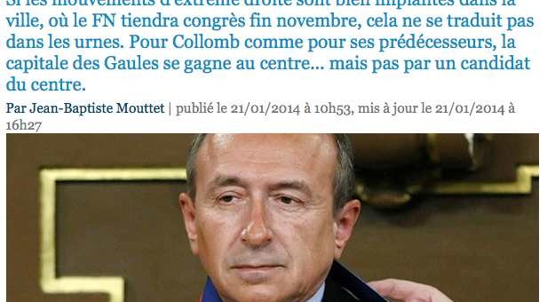 Lyon se gagne au centre mais pas par un parti centriste