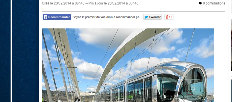Mise en rail pour le tramway T1 à Debourg