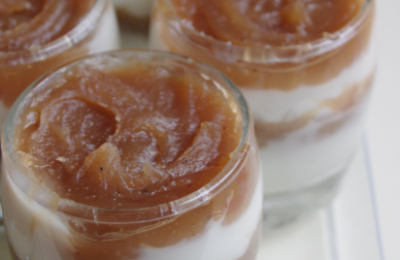 Verrine de crème de marrons, recette sur 750g.com.