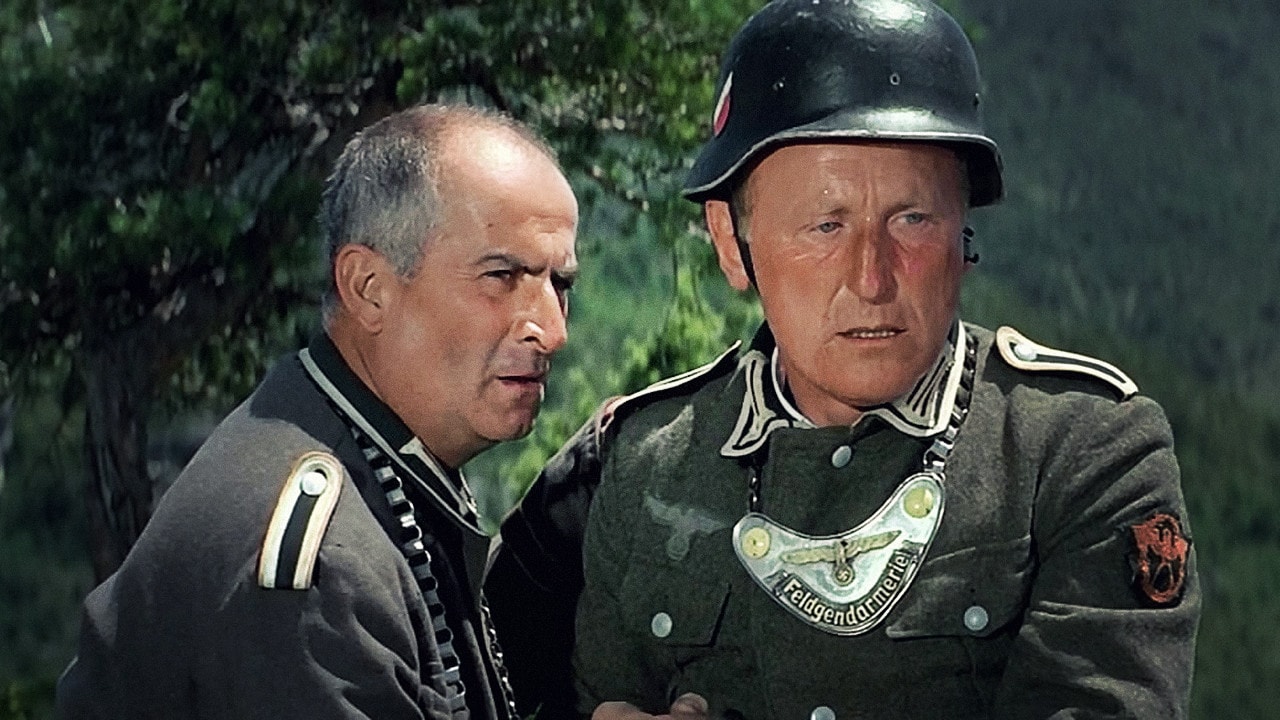 Louis de Funès et Bourvil, La Grande vadrouille (Gérard Oury, 1966).