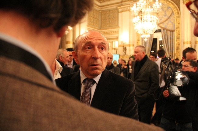 Gérard Collomb joue son fauteuil de maire à Lyon. Il est en pôle position avant le second tour des élections. Crédit : Pierre Maier/Rue89Lyon.