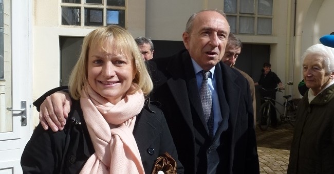 Caroline et Gérard Collomb, une saga familiale en marche