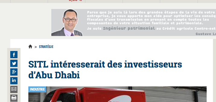 La reprise de SITL ex-FagorBrandt intéresserait des investisseurs d’Abu Dhabi