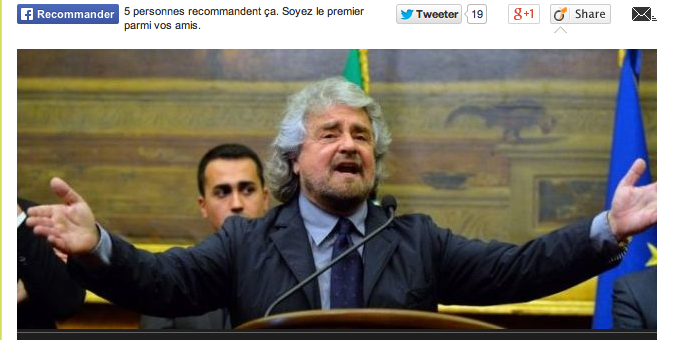 TGV Lyon-Turin : Beppe Grillo condamné à quatre mois de prison pour avoir brisé des scellés