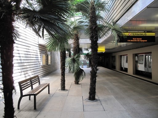 La station de métro de Vaulx-en-Velin La soie. Crédits Archipel CDCU