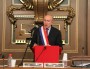 Gérard Collomb, lors de son élection comme maire de Lyon pour la troisième fois. Crédit : PierreMaier/Rue89Lyon.