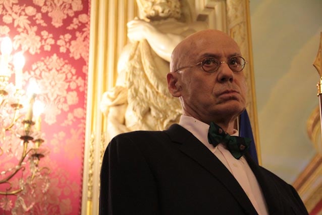 James Ellroy dans les salons de l'Hôtel de Ville de Lyon. ©Pierre Maier/Rue89Lyon.