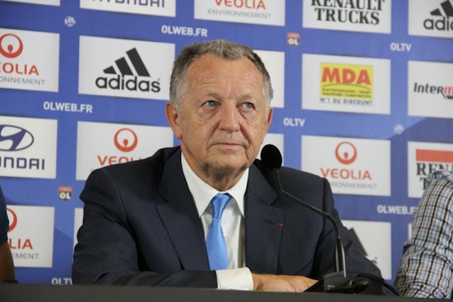 Jean-Michel Aulas Président de l'Olympique Lyonnais