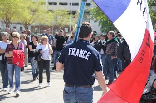 A la manif lyonnaise « Jour de Colère », Alexandre Gabriac et ses nationalistes en force